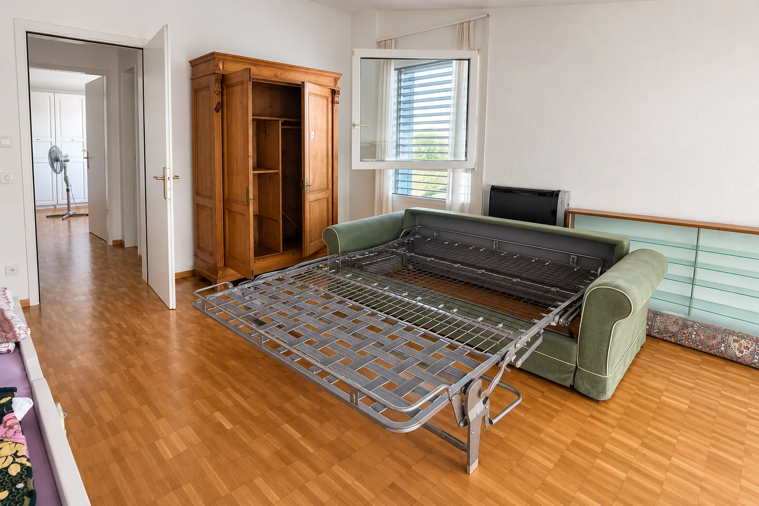 Hausbereich vor Abschluss einer Räumung